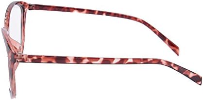 Дамски очила в рамки Cateye с Прогресивни Многофокусными Прозрачни лещи, Компютърни Очила За четене-5865 (demisezonnyj червен, нагоре