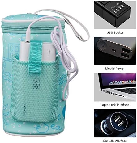 AOZBZ Чанта За Подгряване на бебешки Бутилки Преносим USB Нагревателен Интелигентен Топло Чанта с Изолация за кърма