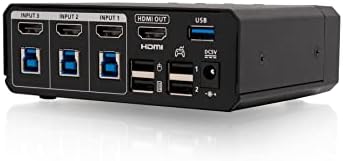 Игри KVM switch IOGEAR KeyMander Nexus с 3 порта за PC и конзоли за игри - GCS1337