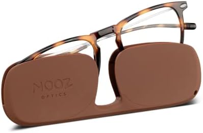 NOOZ Оптика - Очила, блокиране на синя светлина, без корекция за мъже и жени - Квадратна форма - Дино Collection
