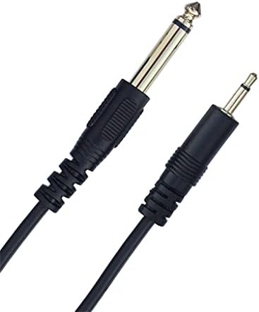 n/a 1.5 m 6,35 mm/6.5 мм Моно-3,5 Моно аудио кабел за Усилвател, Миксер, електрически китари (Цвят: както е показано, размер: един