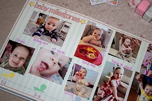 Албум за спомен Първата година от живота на бебето на Страница видео | трета пола Неутрален | Красиво оформени Страници за бременност