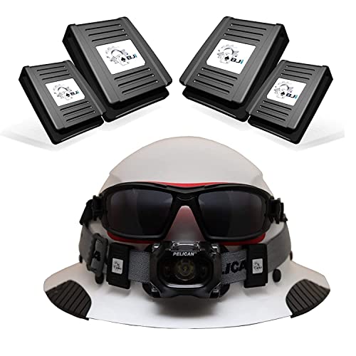 Скоби за шлемове Blackjack Industrial BJi001 за налобных фенери и защитни очила | са Подходящи за всички каск и каски | Топлоустойчива