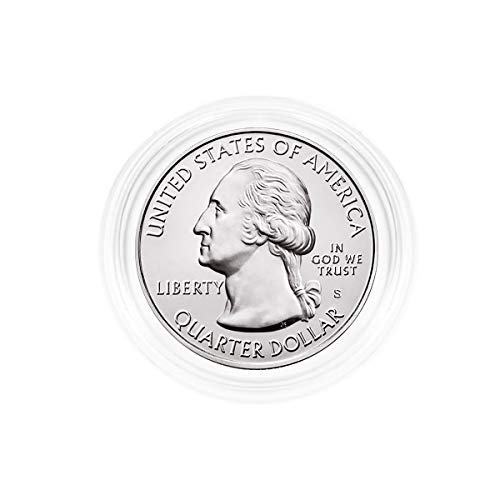 2020 P, D, S Тримесечие на национален парк американска Самоа Единични монети с бухалка на притежателя Air Tite - Комплект от 3 монети,