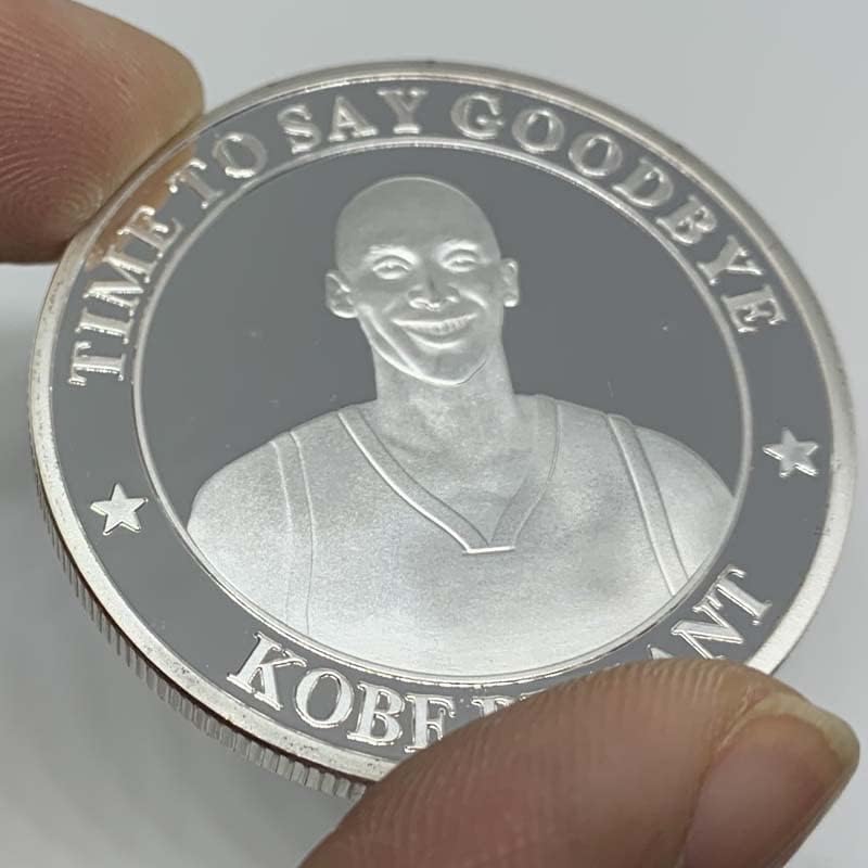 Американският баскетболист Кобе сребърно покритие Възпоменателна монета, Монета НБА Феята на зъбките Монета Легендарната Звездна