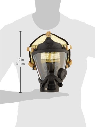 Полнолицевый дихателна маска на MSA 10094028 Ultra Elite с течност и Свеж Ответника отбори, Средно