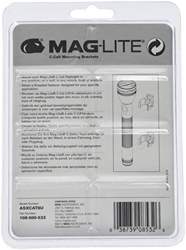 Универсални Монтажни скоби Maglite Black за фенер C-Cell, 2 бр.