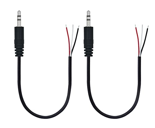 Ремонт Подмяна штекерного конектор AILTECK 3.5 мм, аудио кабел 3.5 мм 1/8TRS с 3 полюса на гола носа и горната част на тел