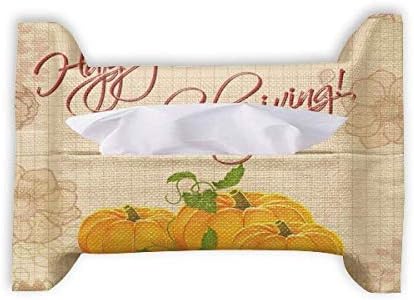 Pumkin Happy Thanksgiving Day Модел Хартиена Кърпа За Лице Чанта За Салфетки Бумф