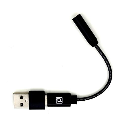 Периодичен звук КПР/усилвател за слушалки Rhodium High Res USB-C. Съвместимост с Android, iOS, Windows, macOS