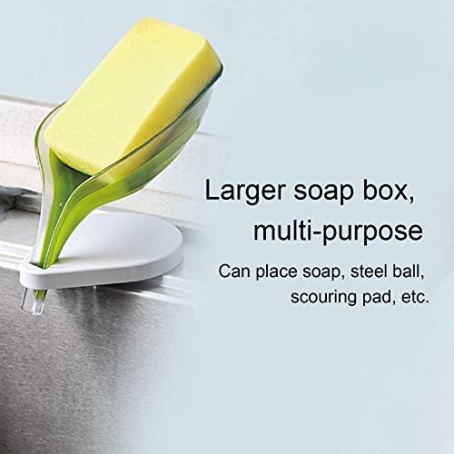 Държач за сапун под формата на листа Milltrip, Самоотливающаяся препарат за съдове за сапуни, Декоративни Пластмасови ястие сапун,