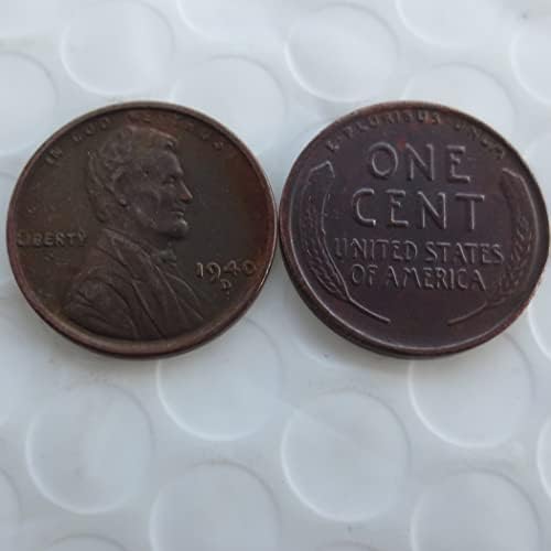 Възпоменателна монета Чуждестранна копие Линкольновского цента на САЩ 1940 г.