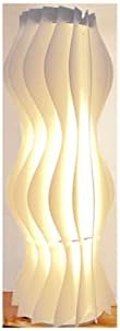 SLNFXC Пола Подови Трикольор лампа Nordic Art Atmosphere Декоративна Вертикална Настолна лампа (Цвят: черен размер: ONECODE)