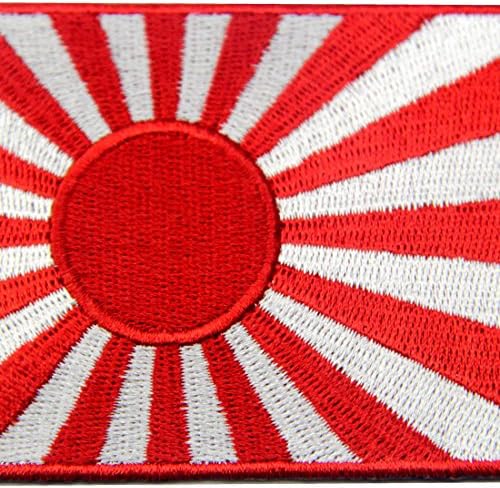 Флаг на Военно-морския флот на Япония С Бродирани Емблема на Изгряващото Слънце на Японски Камикадзе Желязната На Зашит Нашивке