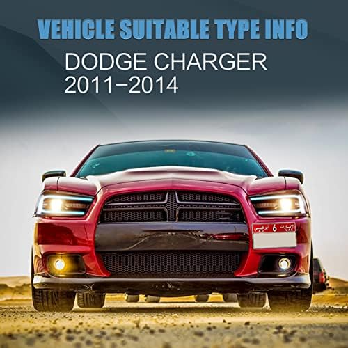 Led RGB фарове VLAND с електрически крушки D2H HID в събирането на Годни за Dodge Charger 2011-2014, не са подходящи за 2012 Dodge