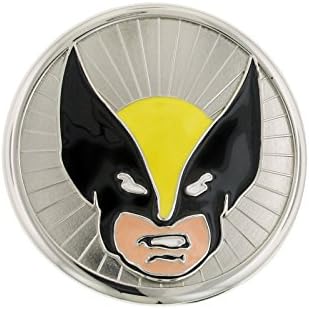Тока за колан с комикси лицето на Върколака Сребрист цвят, Официално Лицензирана MARVEL + Comic Con Exclusive