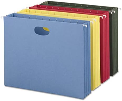 Висящи джобове за файлове с капацитет от 3,5 инча, с букви, различни цветове, 4 бр./опаковане.