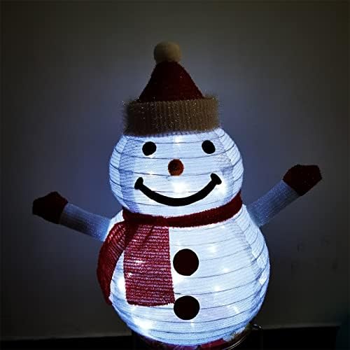 DBYLXMN Коледни Led Светлини Дядо Клау във Формата На Снежен човек Снежна Лампа с 40 Led Мъниста за Сватба, Коледно парти, Украси