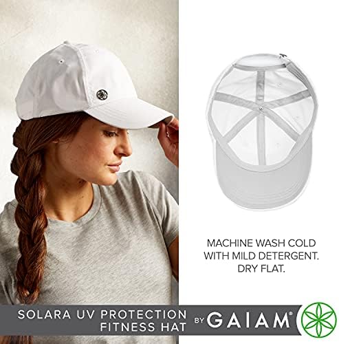 Дамски класически градинска шапка Gaiam - превръзка на главата за суха засаждане, предварително сформованная козирка, регулируем