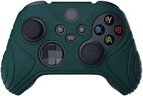 PlayVital Samurai Edition Racing Green имат противоплъзгаща се Дръжка за контролер, Силиконова Обвивка, Ергономичен Мек Гумен Защитен