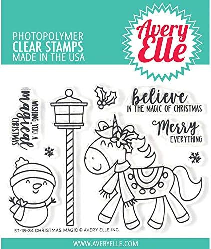 Ейвъри Elle Christmas Magic - Прозрачни Печати и комплекти печати - Комплект от две части