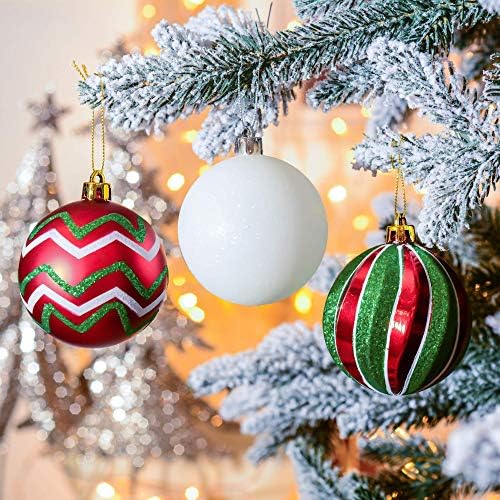 Комплект бижута за Коледа кълбо Severin Madelyn Traditional Red Green White (3 обекта)