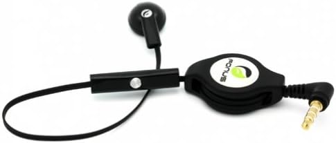 Fonus Черна Прибиращ 3,5 мм Монофоническая слушалки свободни ръце, слушалки с един облицовани с микрофон за MetroPCS Samsung Galaxy