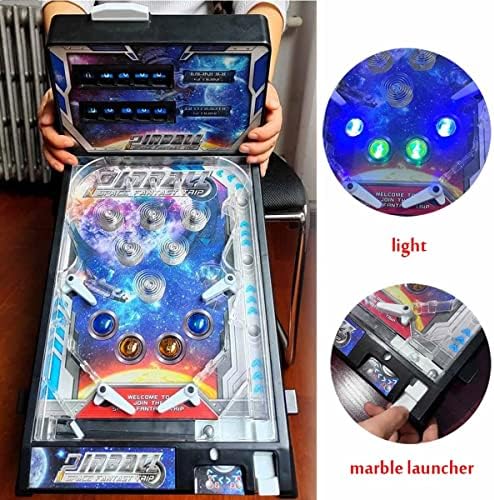 Космически автомат за игра на пинбол Преносими игрови автомати за игра на пинбол Идеален подарък за родителите и Децата, Слот за