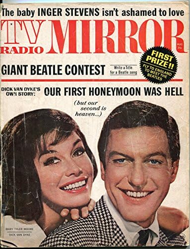 TV Radio Mirror Magazine Август 1964 - Мери Тайлър Мур - Дик Ван Дайк - Бийтълс