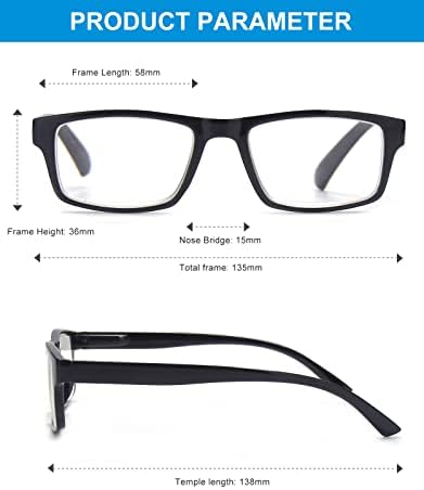 tide Оптични Очила за четене от 2 теми за Мъже и жени, Сини Светозащитные Очила, Леко устройство за четене на Компютърни игри с