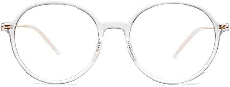 Ретро Кръгли Сини Светозащитные Очила VANLINKER, Унисекс, За Защита От Пренапрежение на очите VL9116