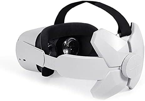 Kingjinglo лента за глава с регулируема закопчалка за VR-слушалки, Възглавница за главата, която е Съвместима с Аксесоар Quest 2
