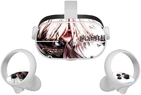 Kaneki Ken Tokyo Аниме Oculus Quest 2 на Кожата VR 2 Кожи Слушалки и Контролери Стикер, Защитен Стикер Аксесоари
