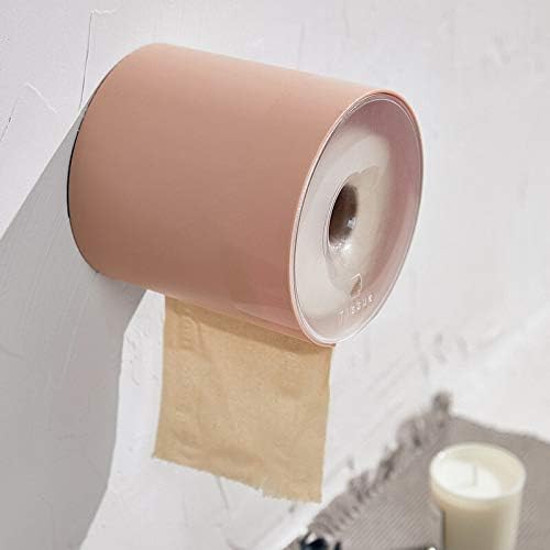 KLHHG стойка за ролка Хартия, Домакински Водоустойчива Кутия за Салфетки Лесно Монтиране на стена Титуляр за тоалетни Ролки Полк