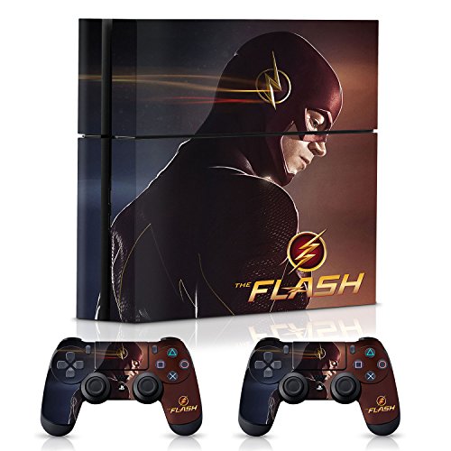 Контролер Gear The Flash Looking In Time - Комбиниран набор от скинове PS4 за конзолата и контролера