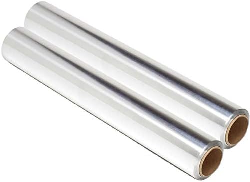 Професионална алуминиево фолио ChicWrap, 2 ролка за зареждане с гориво, 2 ролка фолио с размер 12 х 100 инча - Професионален алуминиево