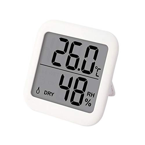 keaiduoa Голям LCD Термометър-Влагомер за стая, Сензор за Влажност ℃/℉ с Магнит и за монтиране на стена