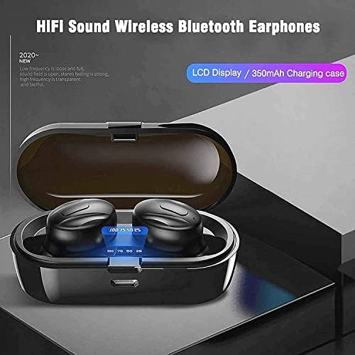 Слушалки Hoseili 2023 новото издание на Bluetooth.Безжични слушалки Bluetooth версия 5.0, ушите, Стереофоничен микрофон, Мини-Безжични